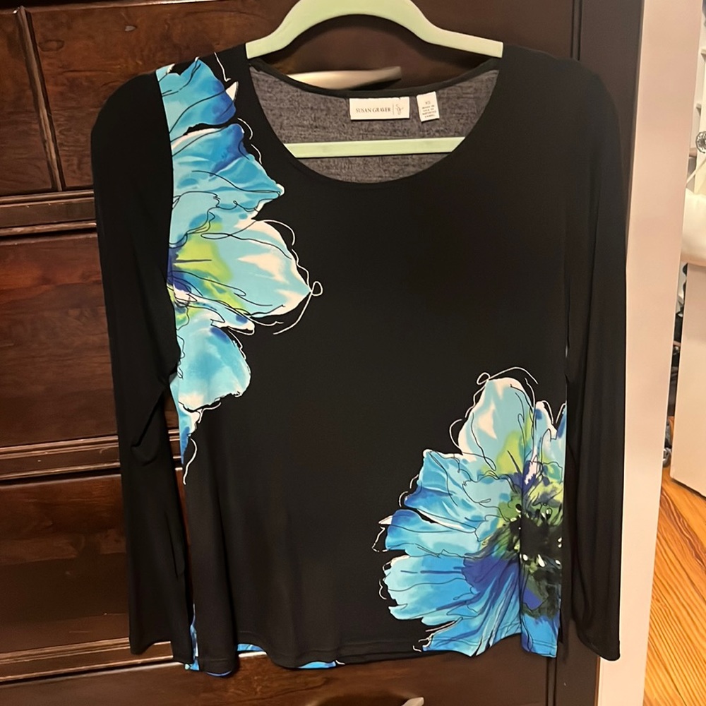 Susan Graver tunic top Size XS